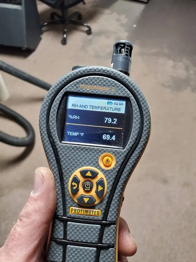 Moisture meter humidity assessment for Mold Remediation & Removal in Clearlake